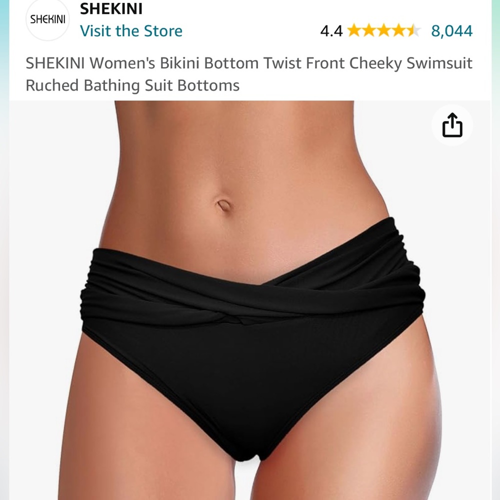 NWT Bikini Bottom Twist